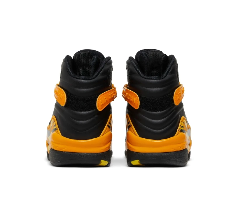 Air Jordan 8 Retro Taxi Yellow Black Shoes Sneakers by Air Jordan