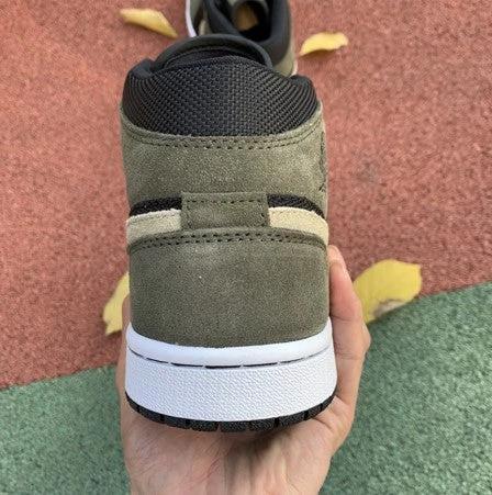 Air Jordan 1 Mid Olive Green by Air Jordan