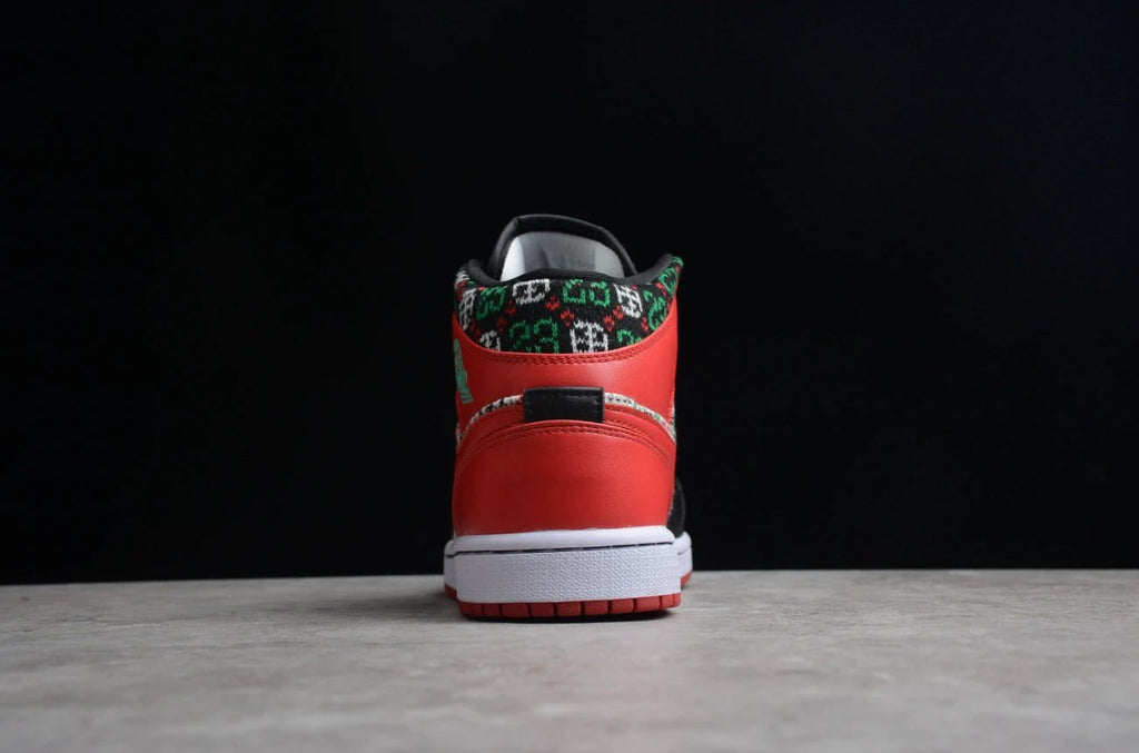 Air Jordan 1 Mid GS Ugly Christmas Sweater by Air Jordan