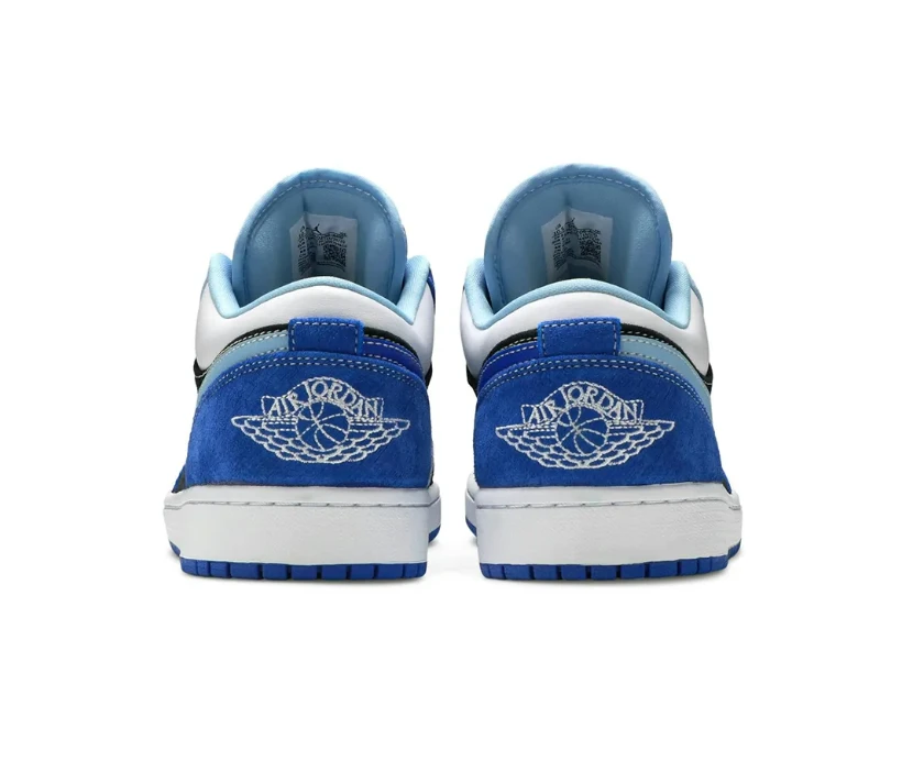 AJ 1 Low Racer Blue White Shoes Sneakers by Air Jordan