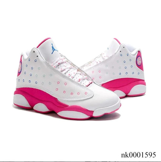 Air Jordan 13 White Pink Blue Shoes Sneakers by Air Jordan