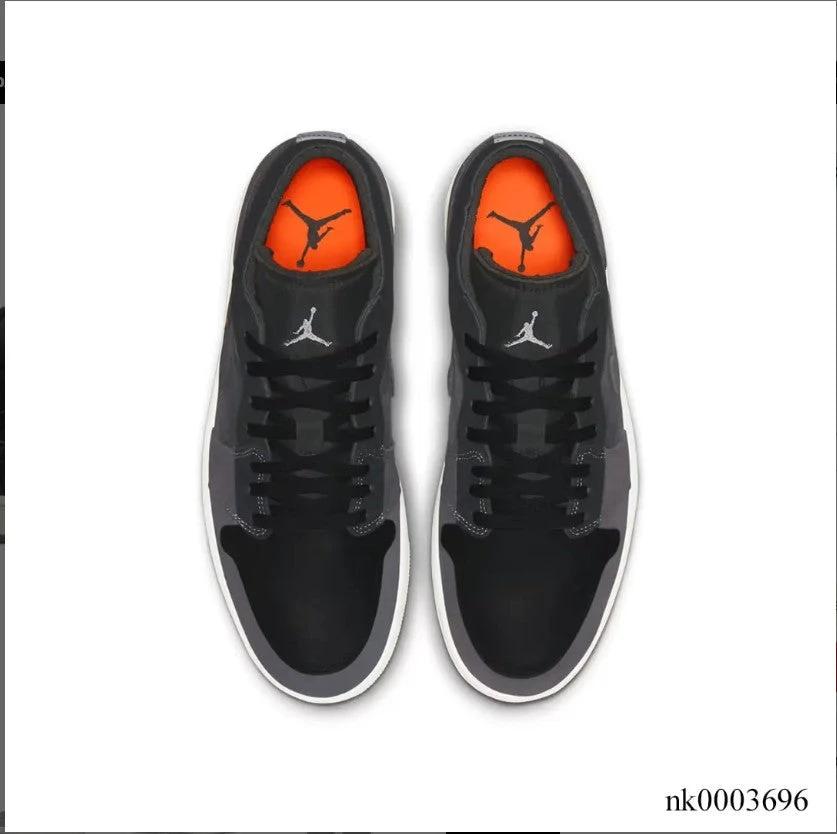Air Jordan 1 Low Craft Inside Out Black Shoes Sneakers by Air Jordan