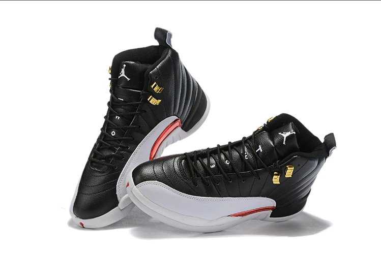 Air Jordan 12 Black Red Gold by Air Jordan