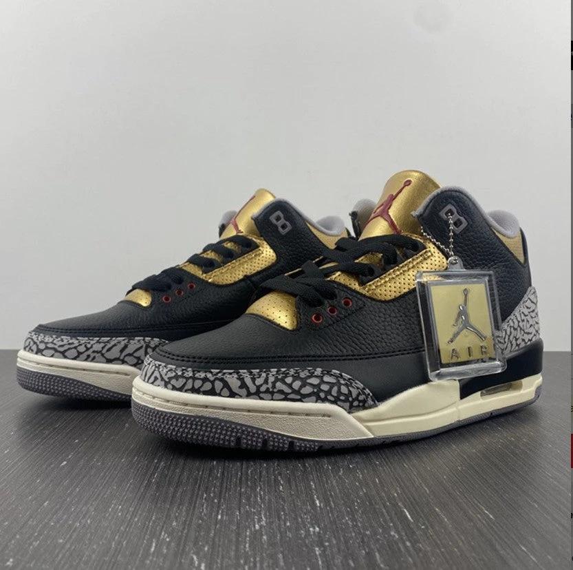 Air Jordan 3 Black Gold Shoes Sneakers 1 by Air Jordan