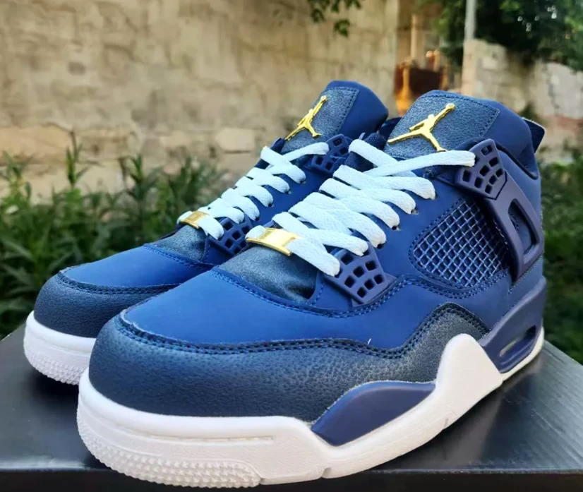 Air Jordan 4 Howard University PE Shoes Sneakers by Air Jordan
