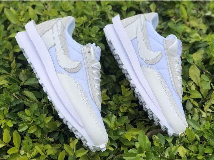 Sacai x LDWaffle White Nylon Shoes Sneakers by Air Jordan