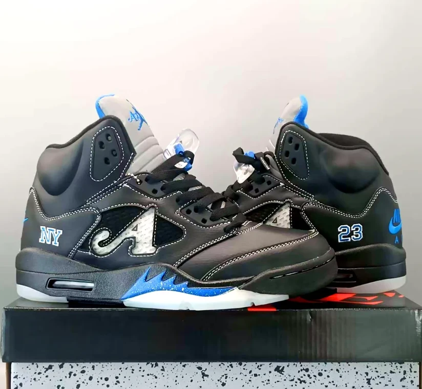 Awake NY x Air Jordan 5 Racer Blue Shoes Sneakers by Air Jordan