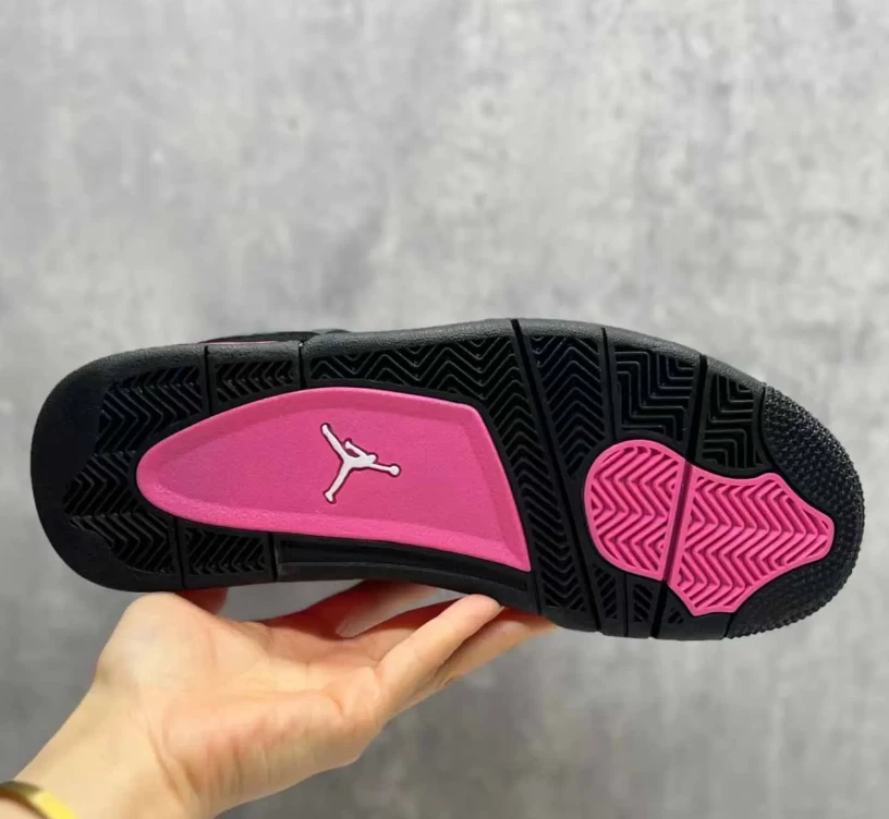 Air Jordan 4 Pink Thunder Shoes Sneakers by Air Jordan