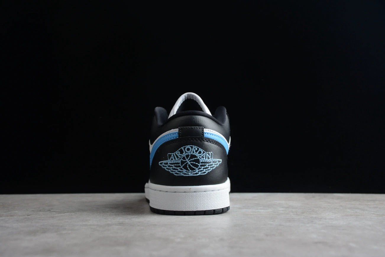 Air Jordan 1 Low Top Black White And Blue by Air Jordan