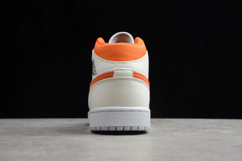 Air Jordan 1 Mid Starfish Orange Platinum by Air Jordan