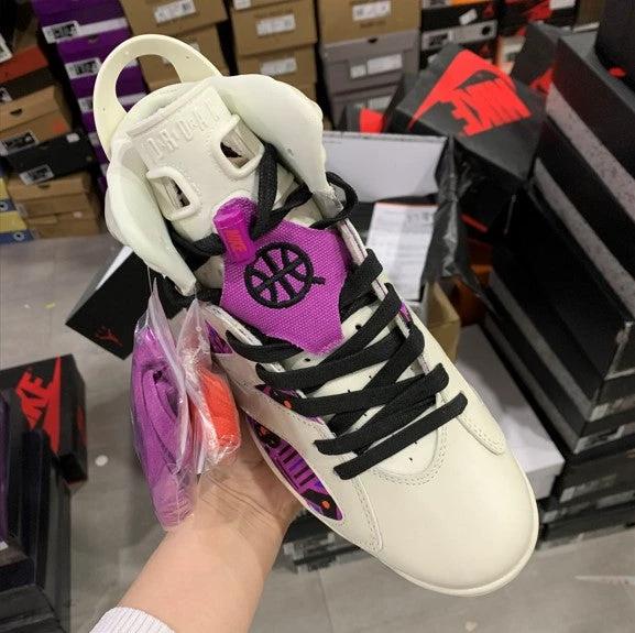 Air Jordan 6 Quai 54 White Purple by Air Jordan