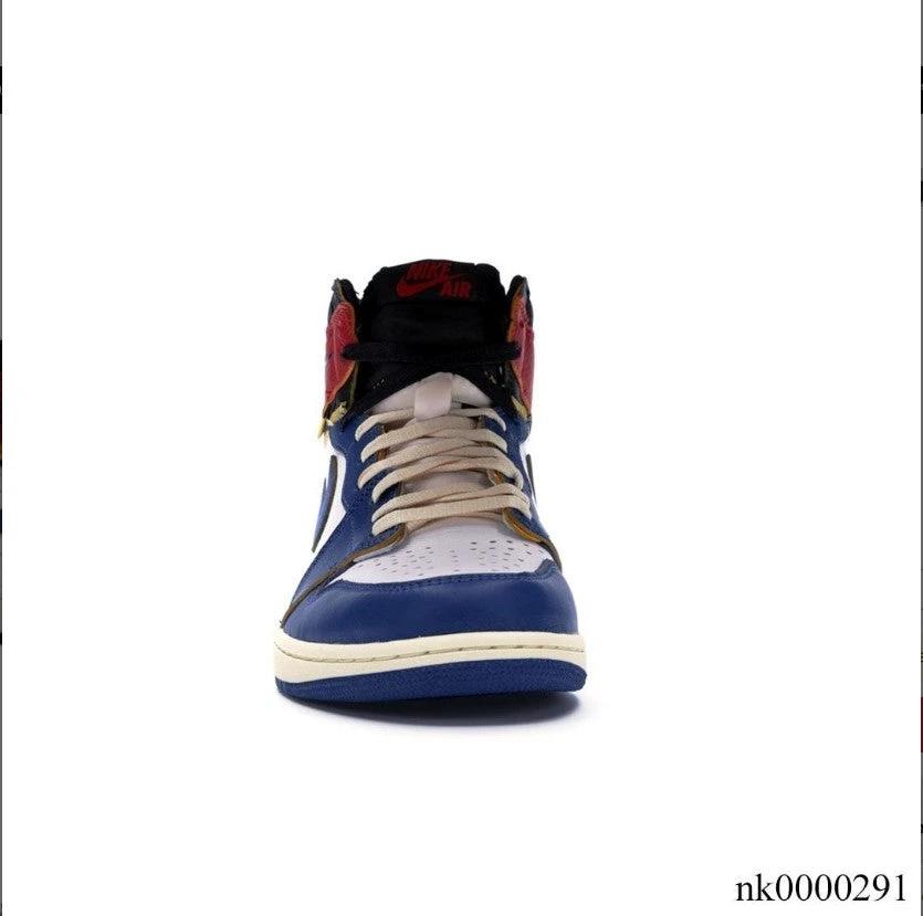 Air Jordan 1 Retro High Union Los Angeles Blue Toe Shoes Sneakers by Air Jordan
