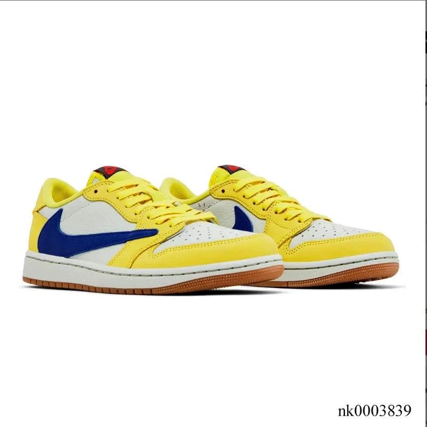 Travis Scott x Fragment xAir Jordan 1 High “Military Blue” Shoes Sneakers by Air Jordan