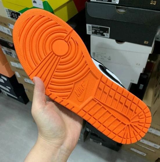 Air Jordan 1 Low Black and White Orange by Air Jordan