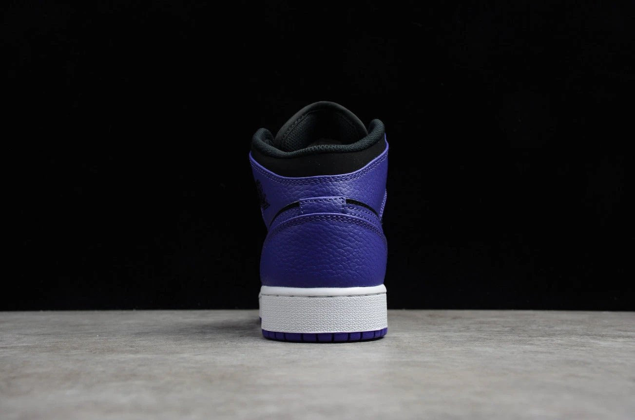 Air Jordan 1 Mid Black Dark Concord by Air Jordan