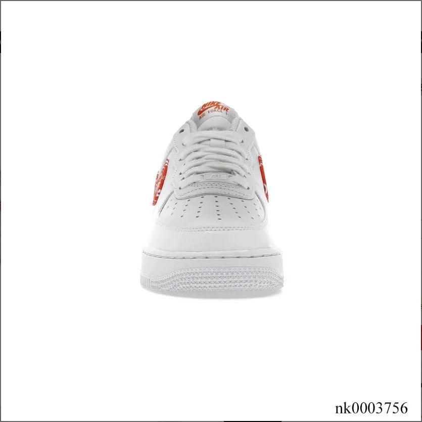 Air Force 1 Low Orange Paisley Shoes Sneakers by Air Jordan
