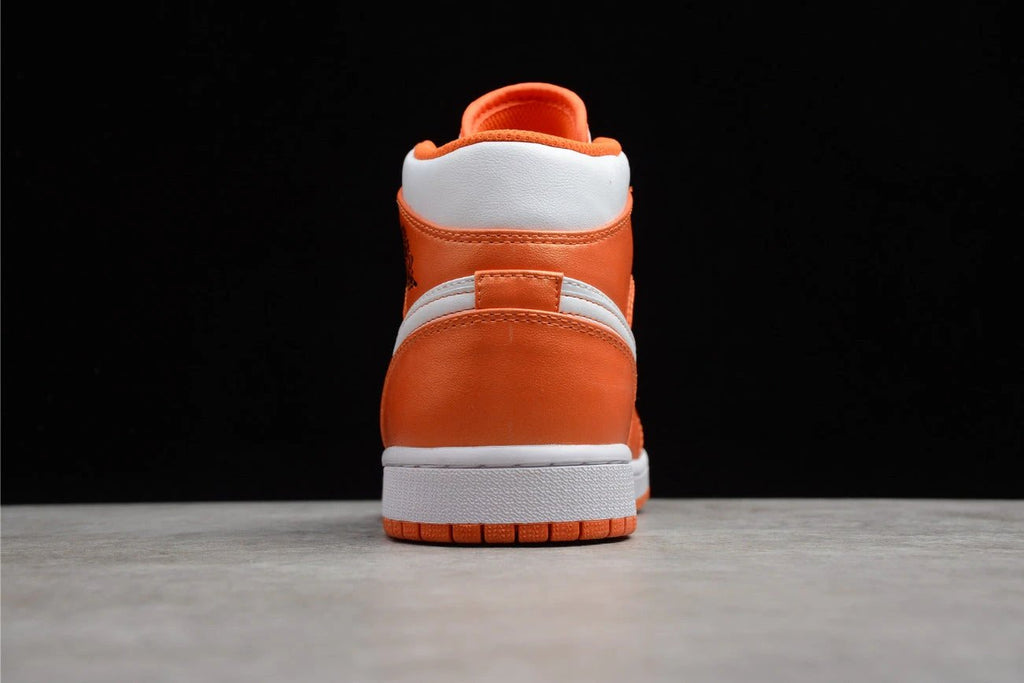 Air Jordan 1 Mid White Orange by Air Jordan