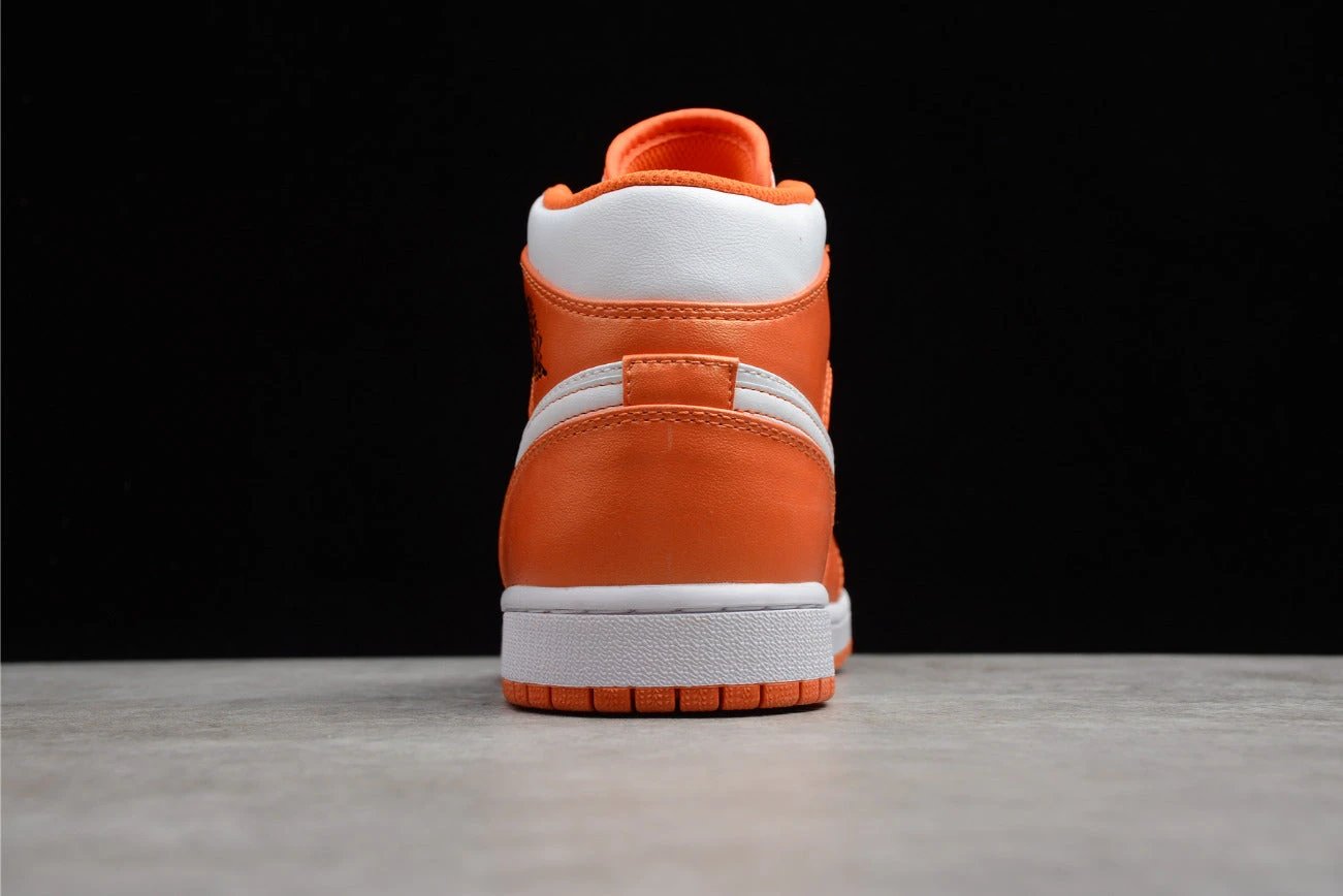 Air Jordan 1 Mid White Orange by Air Jordan