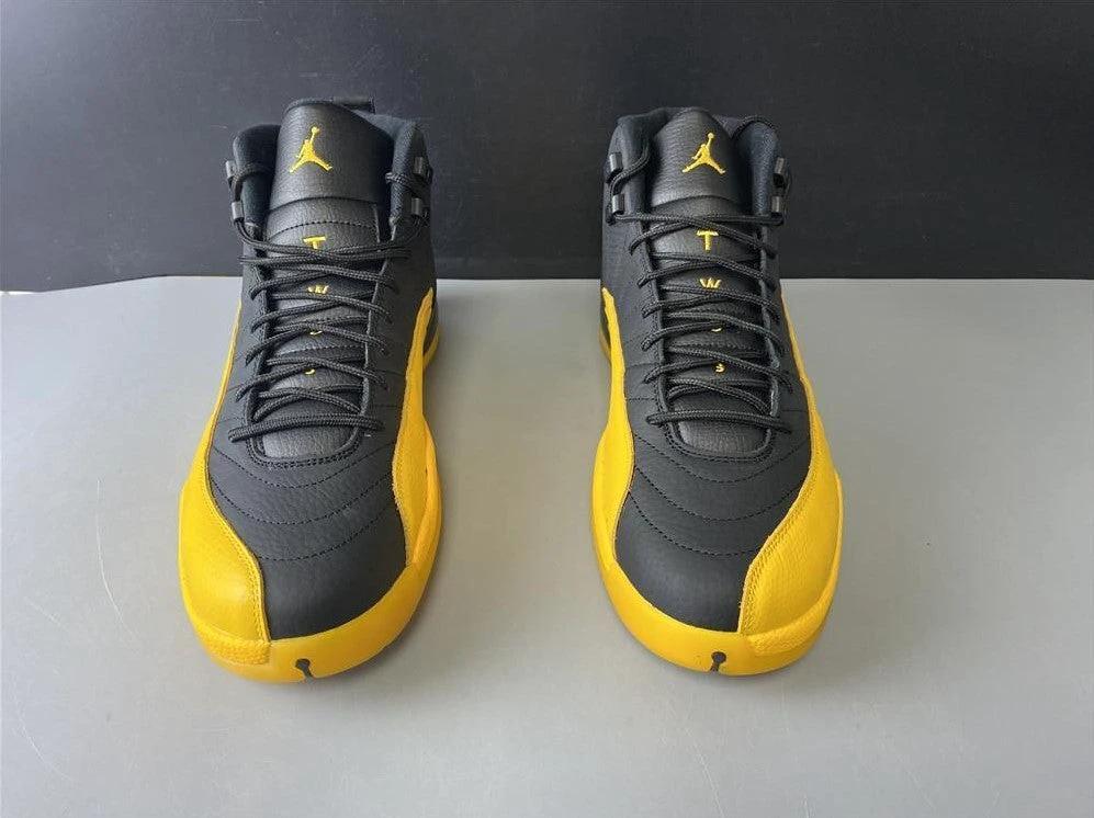 Air Jordan 12 Retro Black University Gold Shoes Sneakers by Air Jordan