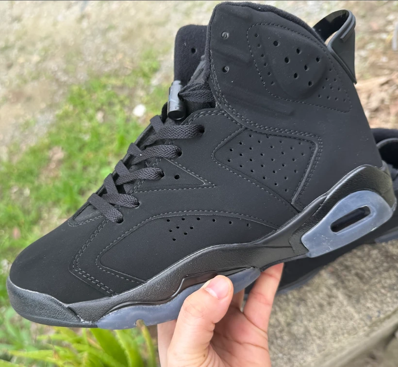 Air Jordan 6 Triple Black Shoes Sneakers by Air Jordan