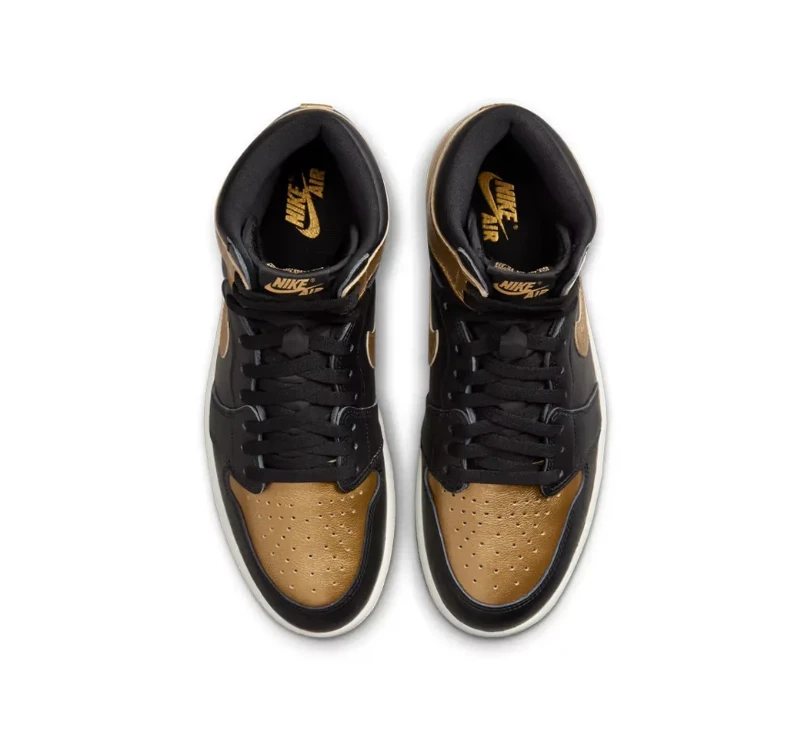Air Jordan 1 High OG Gold MedalMetallic Gold Shoes Sneakers by Air Jordan