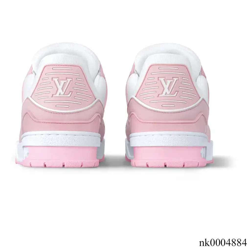 LV Trainer Pink Rose Shoes Sneakers by Air Jordan