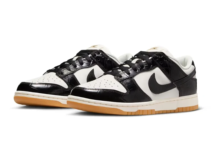 Dunk Low With “Black Croc” Shoes Sneakers by Air Jordan