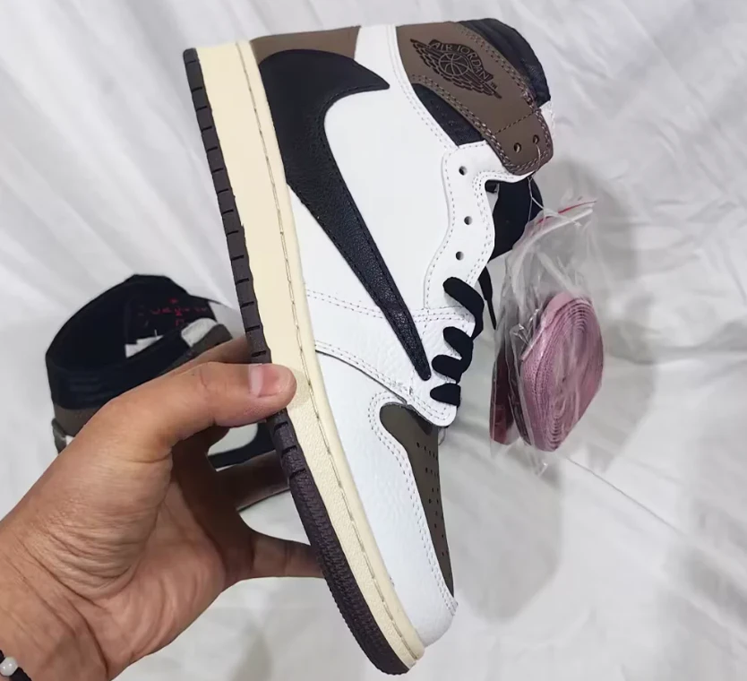 Travis Scott x AJ 1 High OG SP Reverse Mocha Shoes Sneakers by Air Jordan