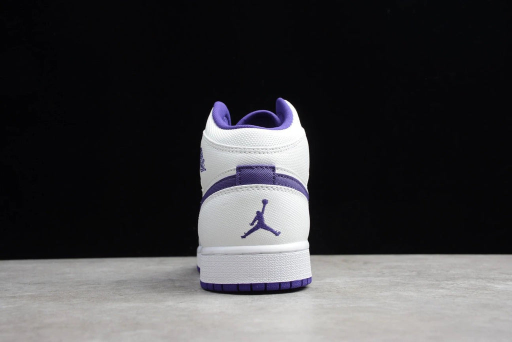 Air Jordan 1 Mid 'White Court Purple' by Air Jordan