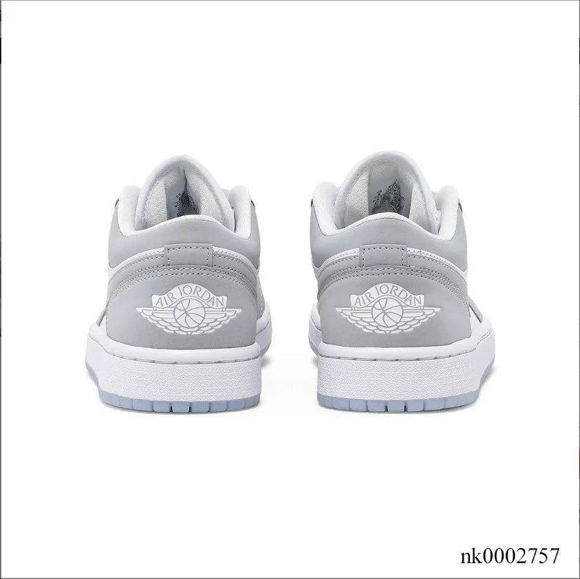 Air Jordan 1 Low White Wolf Grey Shoes Sneakers by Air Jordan