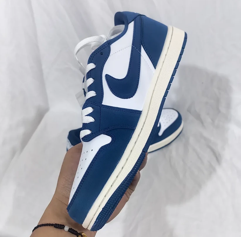 Air Jordan 1 Low OG Storm Blue Shoes Sneakers by Air Jordan