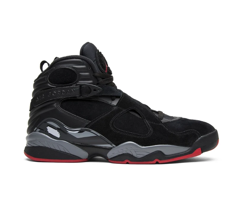 Air Jordan 8 Retro Black Cement Shoes Sneakers by Air Jordan
