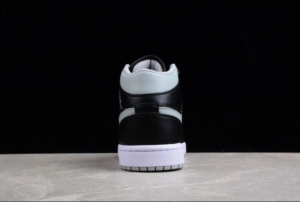Air Jordan 1 Mid WMNS Black Grey by Air Jordan