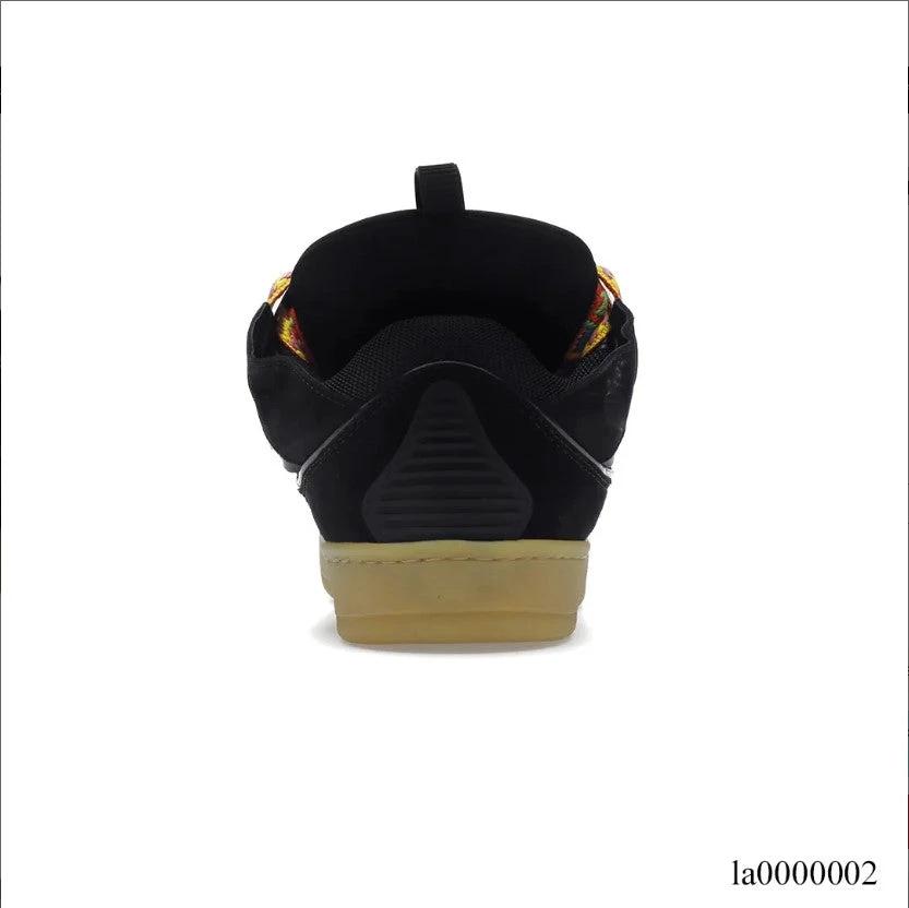 Lanvin Leather Curb Black Shoes Sneakers by Air Jordan