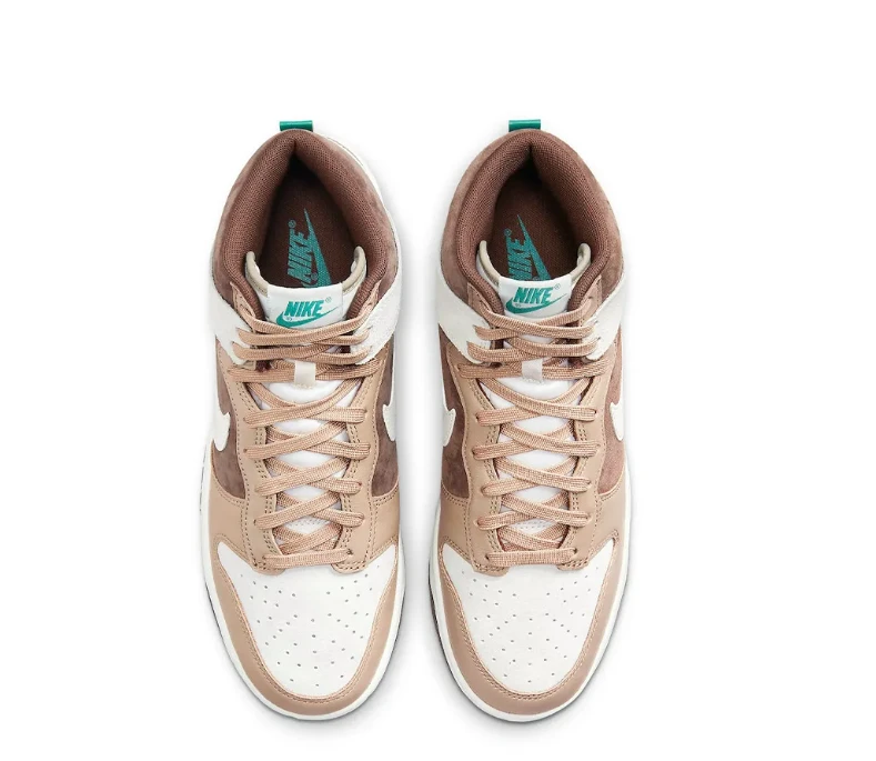 Dunk High Light Chocolate Shoes Sneakers by Air Jordan