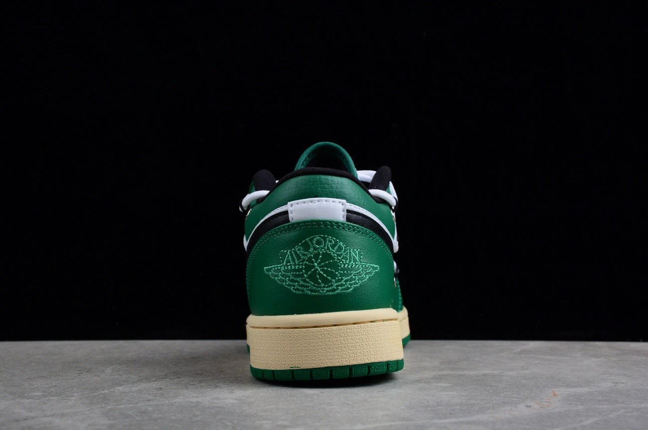 Air Jordan 1 Low Edition White and Green by Air Jordan