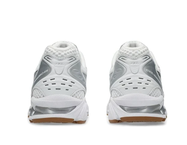 Asics Gel-Kayano 14 A.P.C. White Pure Silver 1203A727-100 by Air Jordan