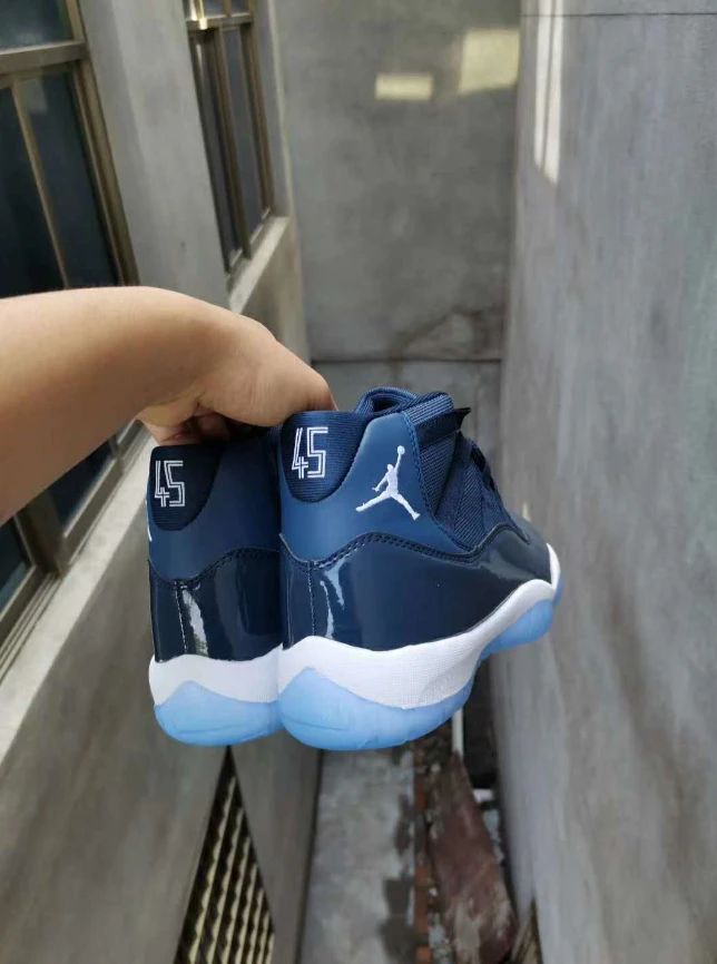 Air Jordan 11 Navy Blue And White by Air Jordan