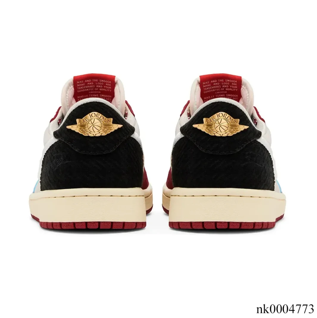 Trophy Room x Air Jordan 1 Low OG (White Swoosh) Shoes Sneakers by Air Jordan
