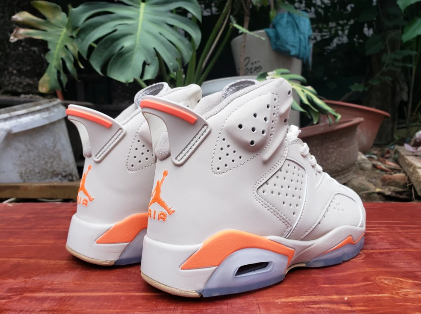 Air Jordan 6 White Orange by Air Jordan