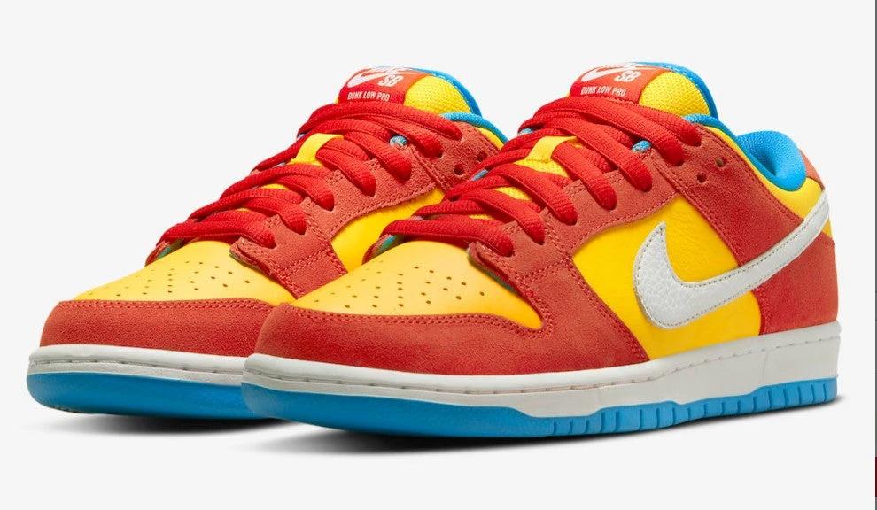 Nike SB Dunk Low Pro Bart Simpson Shoes Sneakers by Air Jordan