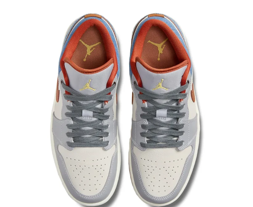 AJ 1 Low Phantom Denim Shoes Sneakers by Air Jordan