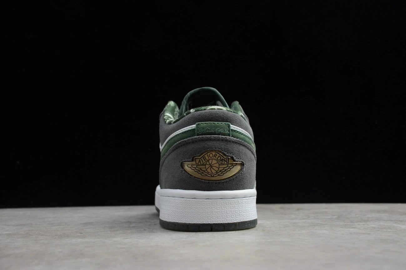 Air Jordan 1 Low Suede Grey Green by Air Jordan