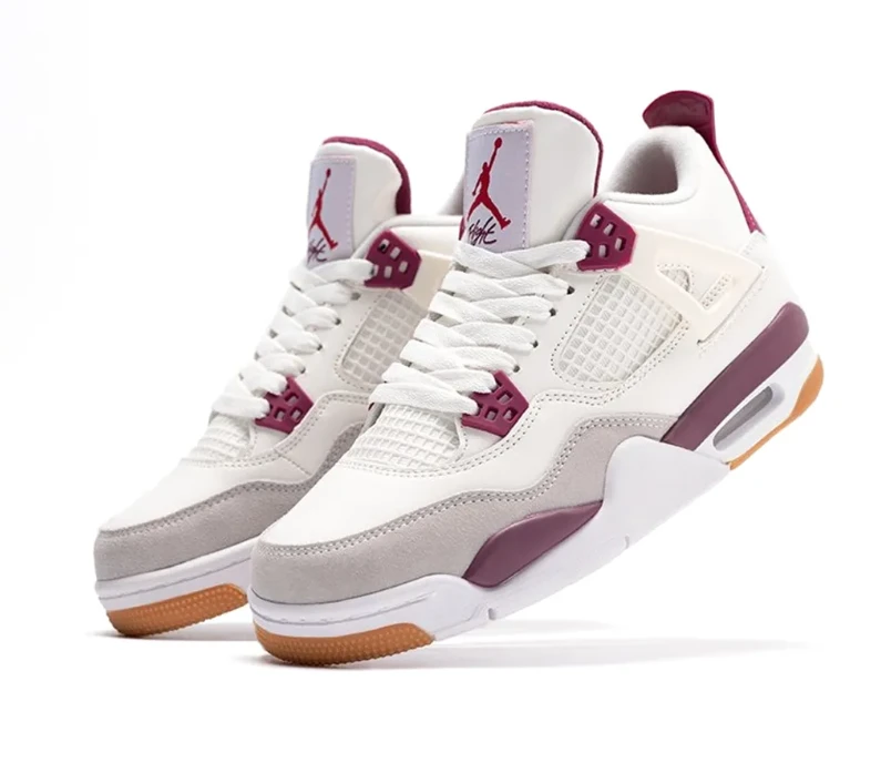 AJ 4 SB Sapphire White Purple Shoes Sneakers by Air Jordan
