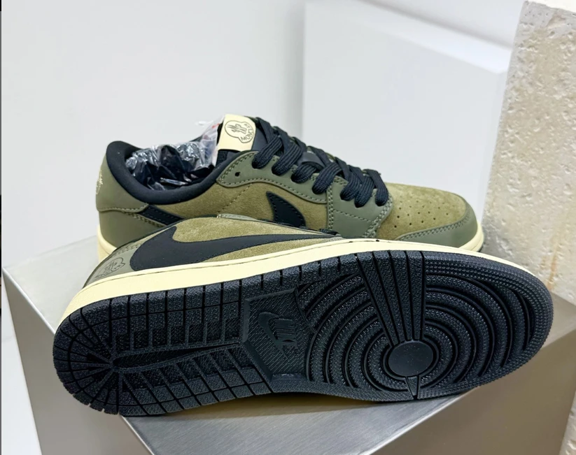 Air Jordan 1 Low x Travis Scott x Moncler Shoes Sneakers by Air Jordan