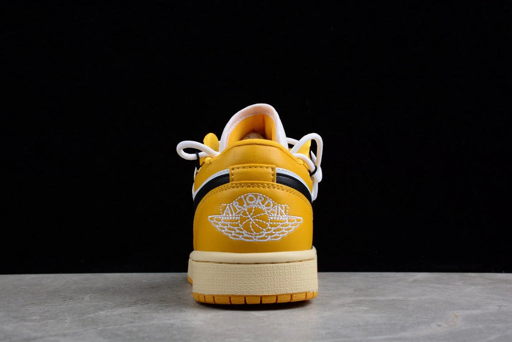 Air Jordan 1 Low Yellow White Black by Air Jordan