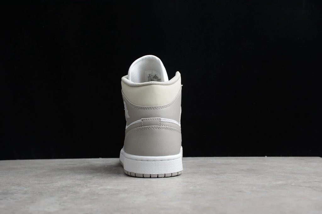 Air Jordan 1 Mid Linen College Grey by Air Jordan