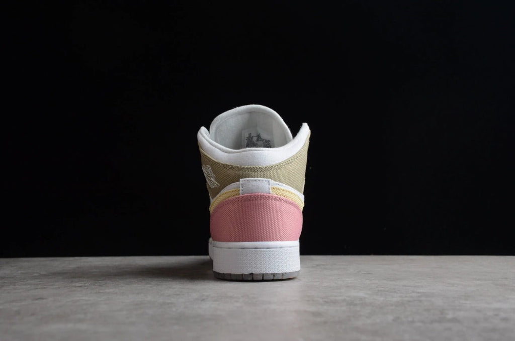 Air Jordan 1 Mid GS Pastel Grind Vivid Green by Air Jordan
