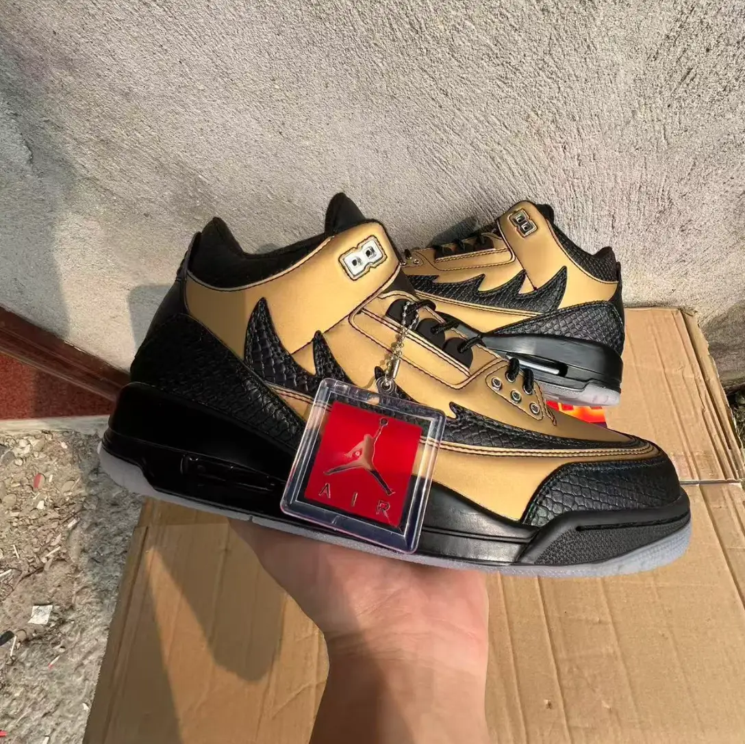 Air Jordan 3 Retro El Vuelo Black Sample Shoes Sneakers by Air Jordan