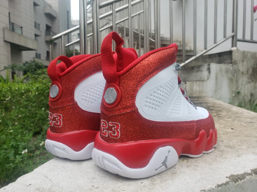 Air Jordan 9 Red White by Air Jordan